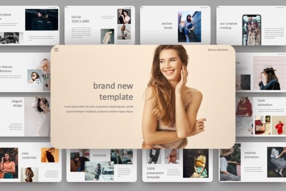 Affantzie Beauty PowerPoint Template: Elevate Your Presentations