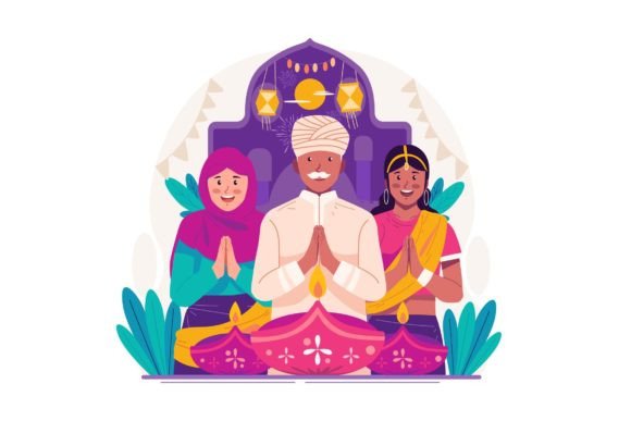 Celebrating Diwali with Professional Design Illustrations