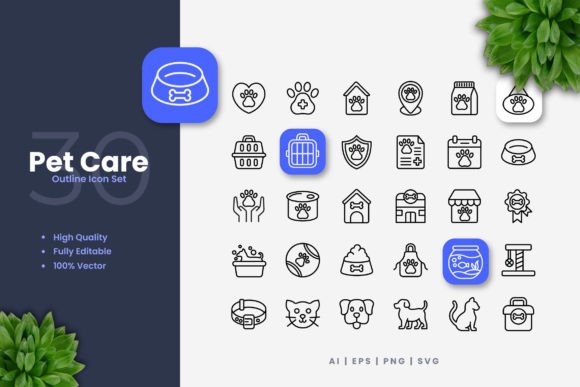 The Essential Guide to Pet Care Icons: Simple, Clean Design for Every Project