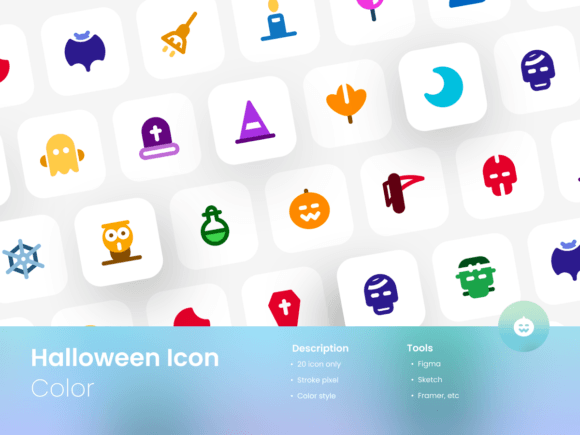 The Halloween Icon Set Colored Style for Professional Visual Communication