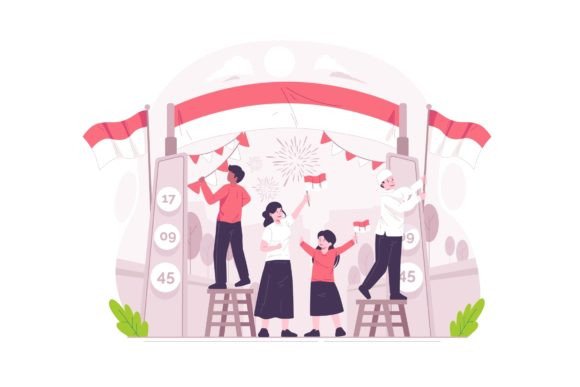 The Strategic Role of a Professional Indonesia Independence Day Illustration