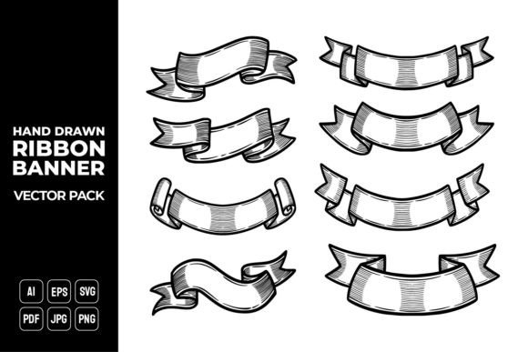 Understanding the Value and Application of Hand Drawn Ribbon Banners Vector Pack 4