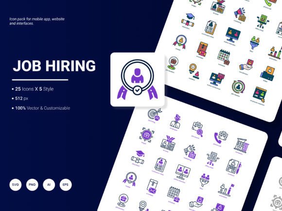 Unlocking Visual Communication: The Power of a Job Hiring Icon Pack