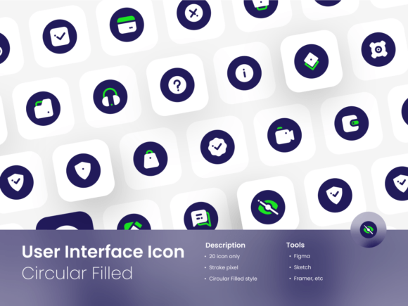User Interface Icon Set Circular Filled: A Versatile Tool for Modern Digital Design